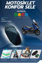 Honda Forza Compatible Comfort Saddle Cover with Visco Sponge Honda Forza Saddle Cover Raincoat Seat Cover