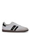 Comfortable Lace-Up Casual Sports Shoes White/Black Sneaker - 8
