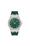 Novelties Green Dial Green Stainless Steel Bracelet Analog Watch for Men 42 mm