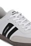 Comfortable Lace-Up Casual Sports Shoes White/Black Sneaker - 4