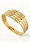 Rib Model 5 Sira Metal Detailing Steel Clamp Bracelet - 4