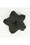 Handmade Fiber Filled Scrunchie Bun Clip Metallic Green Sparkle - 5