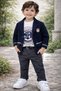 Premium Boys' Special Day & Holiday Set 100% Cotton - Shirt Jacket, T-Shirt, Pants