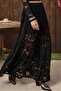 Women's Lined Lace Transparent Long Skirt - 2