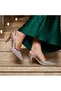 Elaris Striped Detail High Heel Shoes