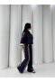 Premium Design Striped Detail Jacket-Trousers 2-Piece Tracksuit Set - 3