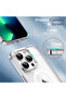 جراب حماية iPhone 15 Pro Max شفاف نحيف مضاد للاصفرار مع MagSafe ومغناطيس للسيارة - 2