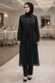 Tunic with Chiffon Pleated Detail on the Bottom