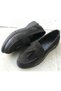 25073001K Women's Genuine Nubuck Leather Thick Sole Tasseled Loafer Shoes - 4