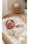 Ecru Girls' and Boys' Knit Jumpsuit with Collar |   0-3, 3-6, 6-9 Months Baby Romper - 2