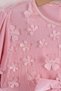 Powder Bow Velvet Girl's Dress Age 6 with Bag - 6