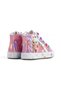 Mia Kids-2400 🌈   Hologram 3D Girl's Sneakers with Laces & Zipper in Pink - 6