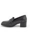 2512701Y Women's Genuine Leather Heeled Loafer Shoes - 5