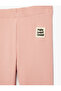 Ribbed Cotton Leggings with Elastic Waistband - 3