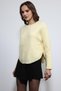Yellow Button Detailed Knitwear Sweater