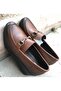 2111523K Women's Genuine Leather High Wedge Sole Casual Shoes - 4