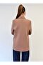Premium Shawl Collar Foldable Sleeve Detailed Milk Coffee Jacket - 6
