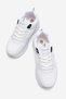 Women's Sports Shoes; White Black - 5