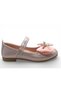 Girl's Glittery Butterfly Bow Orthopedic Sole Ballerinas - 3