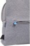 Unisex-Adult Hooded Backpack Grey Blue - 4