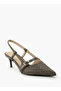 Women Monogram Print Slingback Shoes