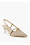 Women Monogram Print Slingback Shoes
