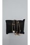 Stainless Steel Gold Color Bead Detailed Pearl Necklace - 5