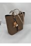 Women's Suede Shoulder Bag - 4