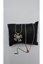Stainless Steel Gold Color Big Ribbon Model White Zircon Stone Necklace - 7