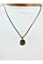 Silver and Brown Steel Men's Necklace Frj10144A-A7 2 Year Warranty Gift Wrapped