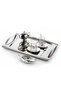 Premium Venus Platinum Handle Plain 40 Piece Tea Set 304 Quality Stainless Steel Dowry, Guest, Daily Use