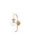 Modern Gold Sconce Clear Glass Globe E14Duy,Decorative Bedside Hallway Entrance Wall Lamp,Jewel-10560 - 5