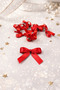 Red Bow Satin Ribbon – 10 mm Decoration, Wedding Candy, Gift, Dowry Ornament, Balloon Ornament 50 Pieces - 2