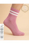 6-Pack Burun Stitch-Free College Striped Cotton Socks - 4