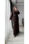Hijab Pocket Belt Detailed Long Dress
