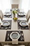 6-Person 12-Piece Rectangular Brown Leather American Service Supla Placemats - 3