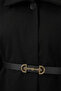 Women's Belt Detailed Cashmere Poncho - 4
