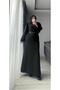 Hijab Pocket Belt Detailed Long Dress