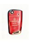 Seat Leon Fr Ibiza Arona Tarraco Luxury Nano Key Protection Case Red Gold Color
