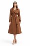 Timeless Elegance Black Belted Coat - 3