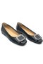 Pigi Genuine Leather Women's Ballet Shoes Black - 2