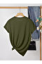 Single Rose Thorny Branch Design Printed Women's Cotton T-Shirt - 2