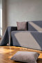 Cotton Textured Sofa Shawl 170X300 cm Battal Size – Fringed Tv Blanket & Decorative Sofa Cover - 2