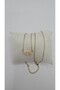 Stainless Steel Gold Color 2-Piece Thin Chain Heart Detailed Necklace - 5