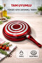 32 cm Honeycomb Base Non-Stick Teflon Pan – Frying and Sautéing Pan – Scratch-Resistant Honeycomb Pattern - 2