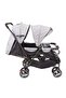 عربة أطفال قابلة للطي بمقعدين - 4