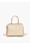 Logo Embossed Crossbody Bag with Chain Strap - H 14 x W 20.5 cms - 5