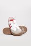 White Red Genuine Leather Thermo Sole Lace-Up Quality Casual Women's Shoes Tg0993426 - 2