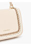 Braided Satchel Bag with Detachable Strap - H 15 x W 21 cms - 4