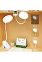 USB Rechargeable LED Desk Lamp with Clip & Flexible Gooseneck, Touch Dimmable Eye-Care Reading Light, Anti-Glare Portable Table Lamp for Bedroom, Study, Office & Travel - 2
